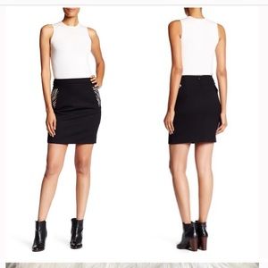 The Kooples black pencil mini skirt